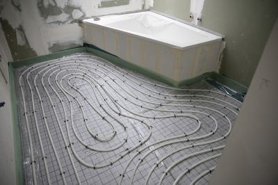 Heated Floor Bathroom
